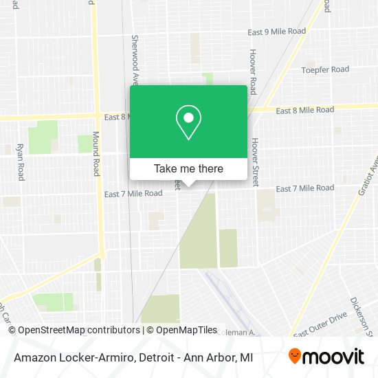 Amazon Locker-Armiro map