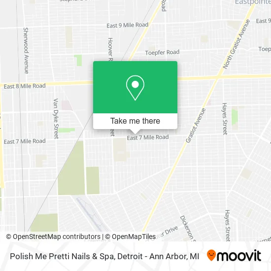 Polish Me Pretti Nails & Spa map