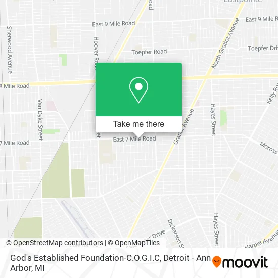 God's Established Foundation-C.O.G.I.C map