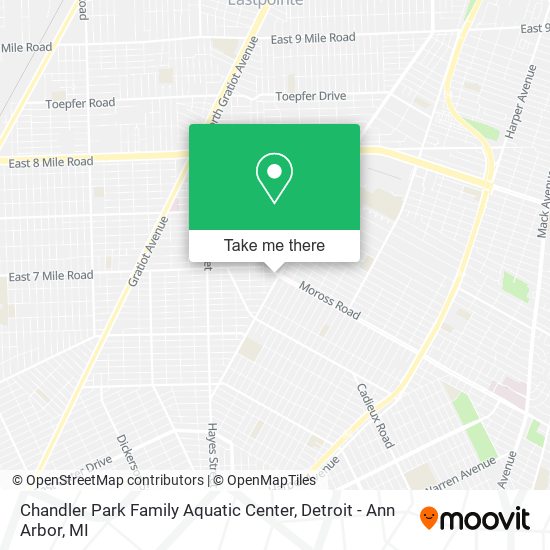Chandler Park Family Aquatic Center map