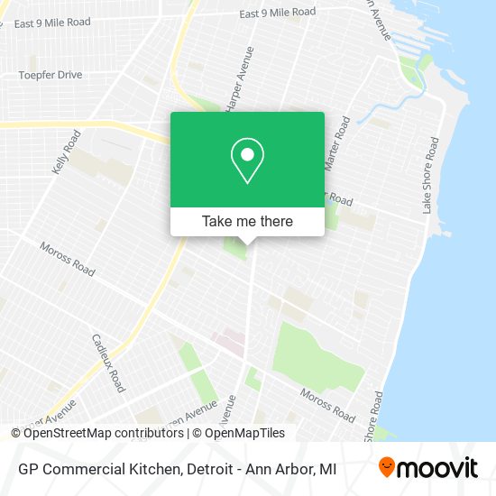 GP Commercial Kitchen map