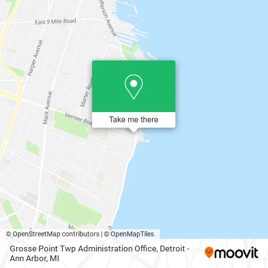 Grosse Point Twp Administration Office map