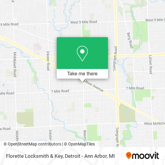 Florette Locksmith & Key map