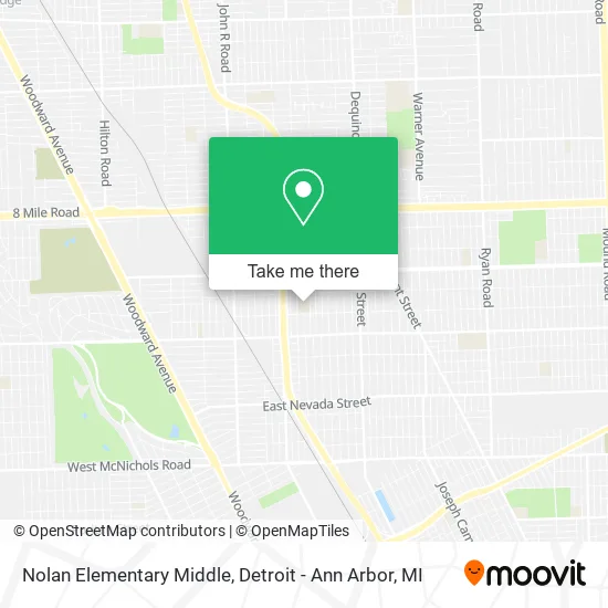 Nolan Elementary Middle map