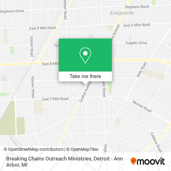 Breaking Chains Outreach Ministries map