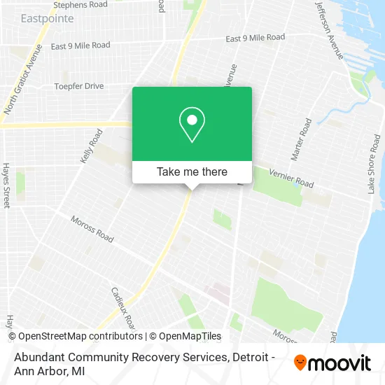 Abundant Community Recovery Services map