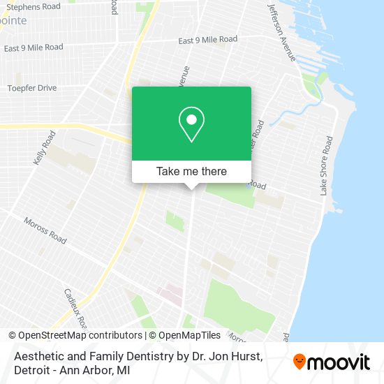 Mapa de Aesthetic and Family Dentistry by Dr. Jon Hurst
