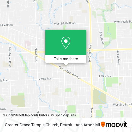 Greater Grace Temple Church map