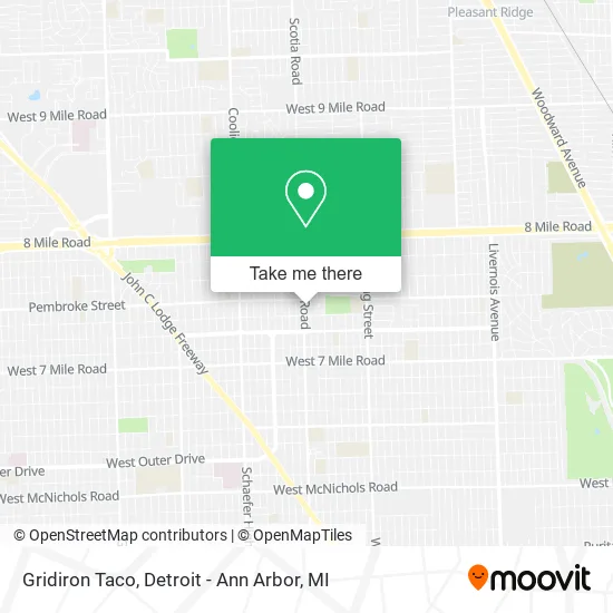 Mapa de Gridiron Taco