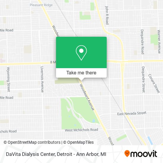 Mapa de DaVita Dialysis Center