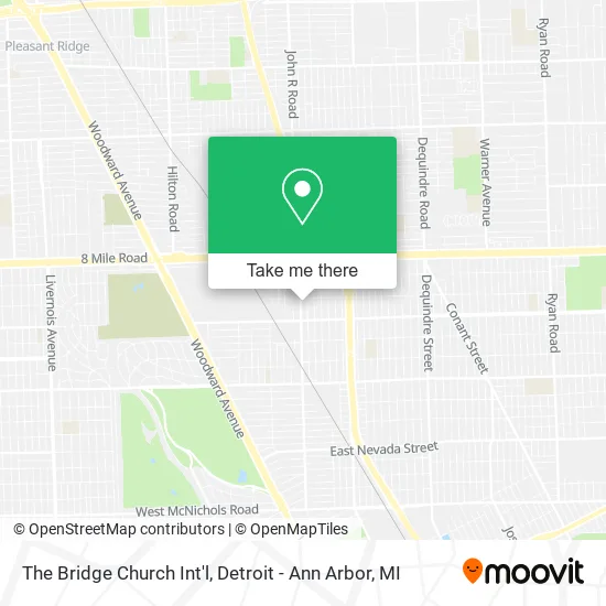 The Bridge Church Int'l map