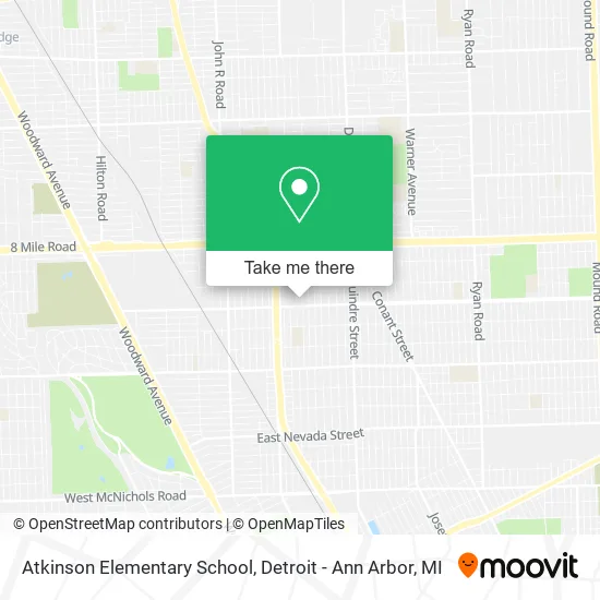 Atkinson Elementary School map