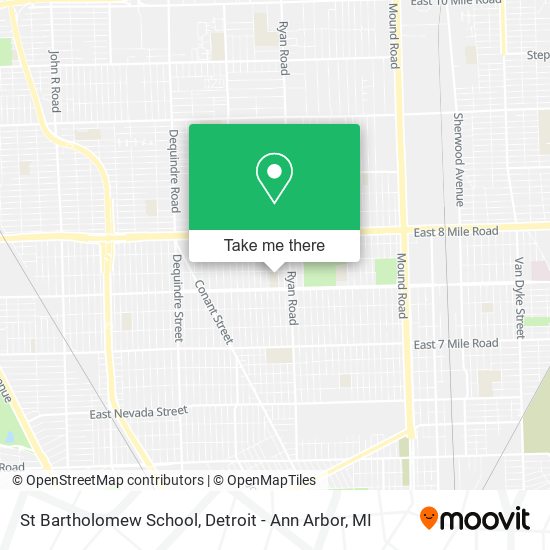 St Bartholomew School map