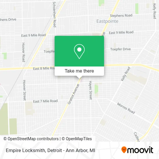 Empire Locksmith map