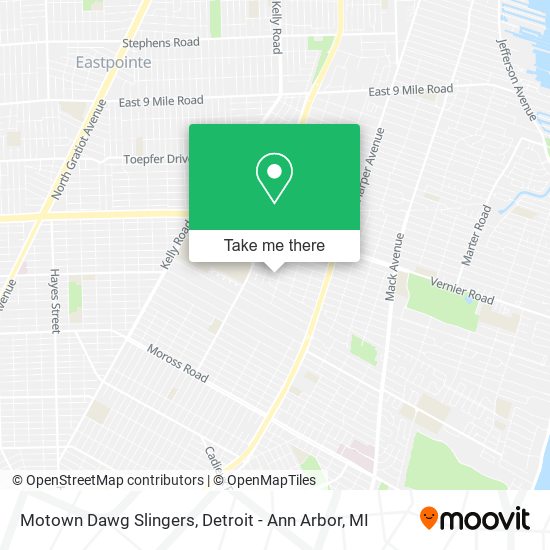 Motown Dawg Slingers map