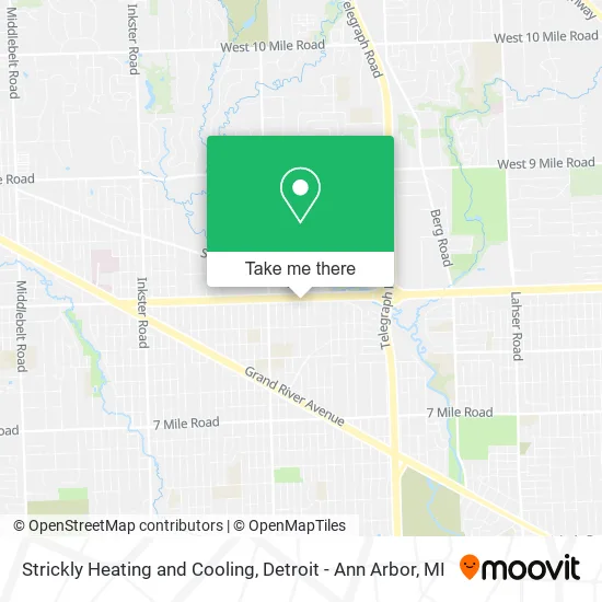 Strickly Heating and Cooling map