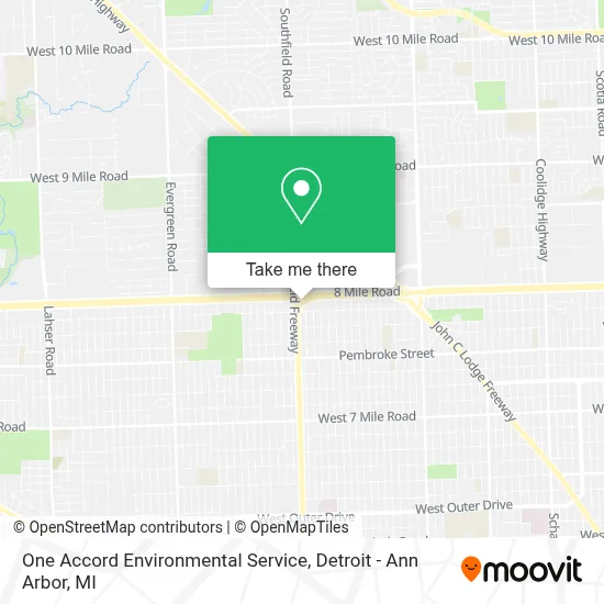 One Accord Environmental Service map