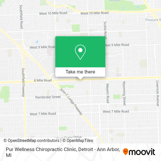 Pur Wellness Chiropractic Clinic map
