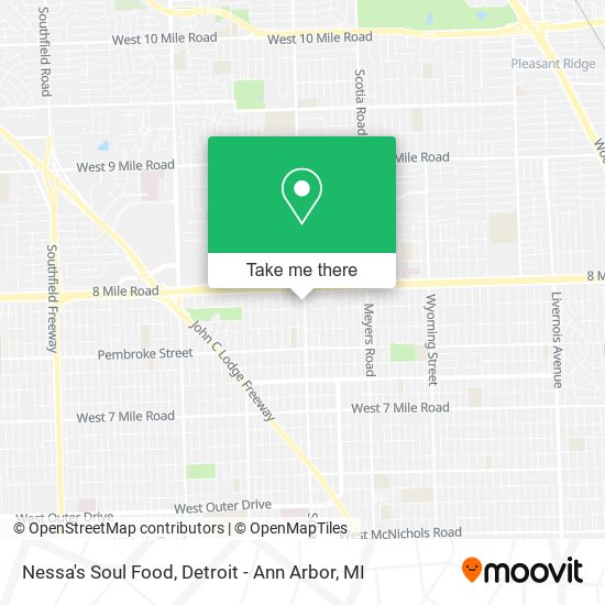Mapa de Nessa's Soul Food