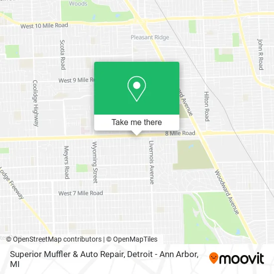 Superior Muffler & Auto Repair map