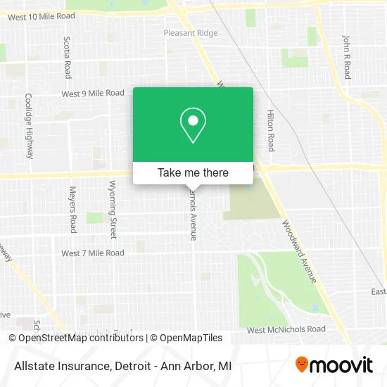 Allstate Insurance map
