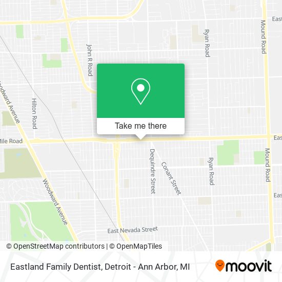 Mapa de Eastland Family Dentist