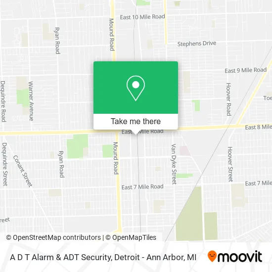 A D T Alarm & ADT Security map
