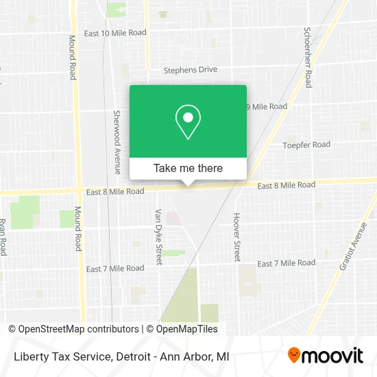 Liberty Tax Service map