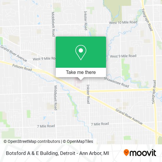 Mapa de Botsford A & E Building
