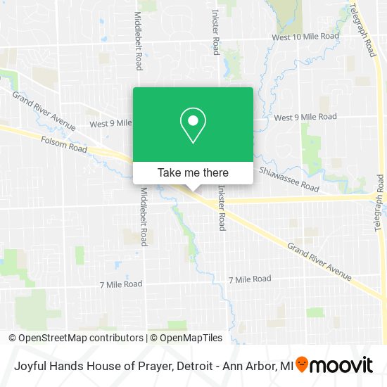 Joyful Hands House of Prayer map