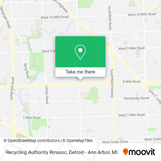 Mapa de Recycling Authority Rrrasoc