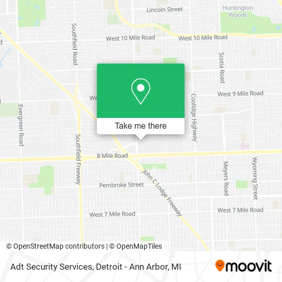 Mapa de Adt Security Services