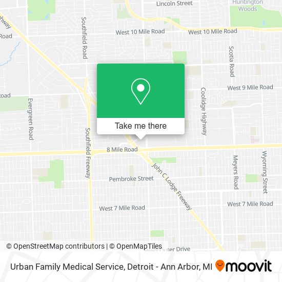 Mapa de Urban Family Medical Service