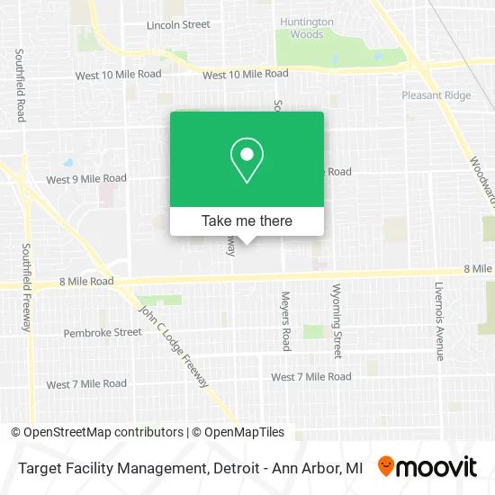 Target Facility Management map