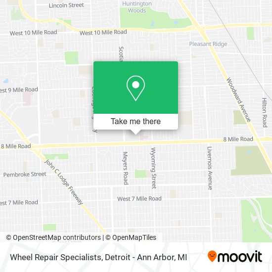 Mapa de Wheel Repair Specialists