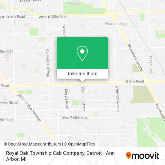 Mapa de Royal Oak Township Cab Company