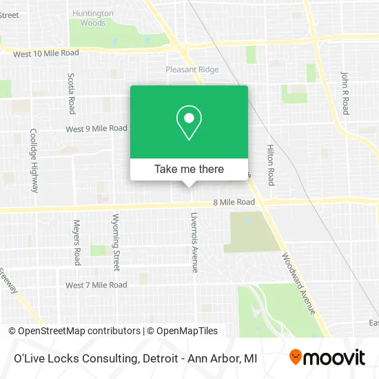 O'Live Locks Consulting map
