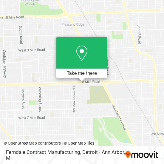 Ferndale Contract Manufacturing map