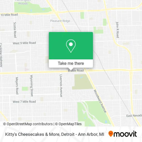 Kitty's Cheesecakes & More map