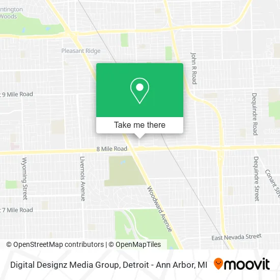 Mapa de Digital Designz Media Group