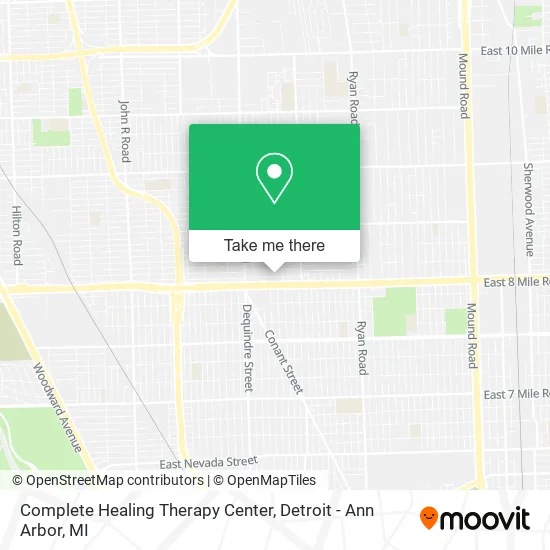 Complete Healing Therapy Center map