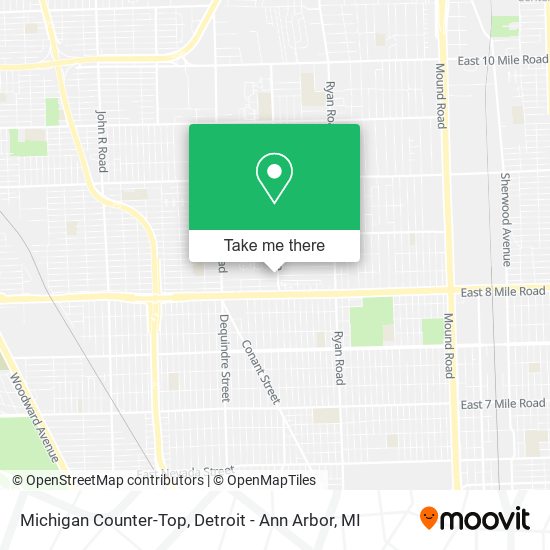 Mapa de Michigan Counter-Top