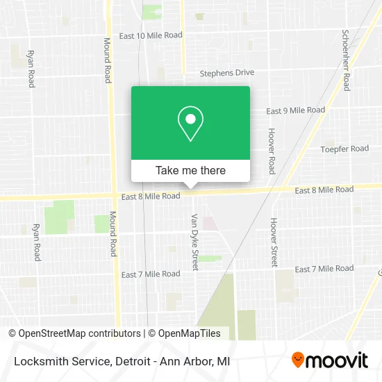 Locksmith Service map