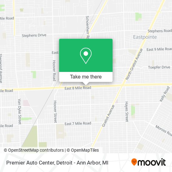 Premier Auto Center map