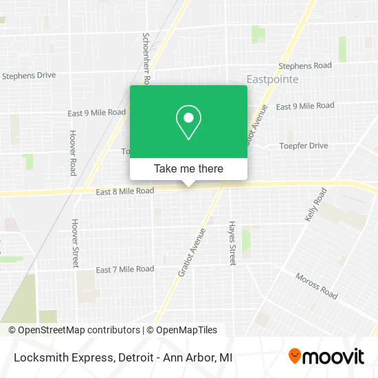 Locksmith Express map