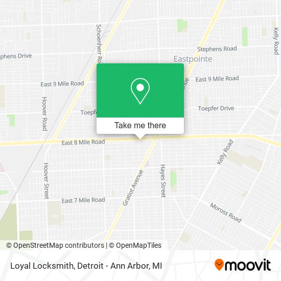 Loyal Locksmith map