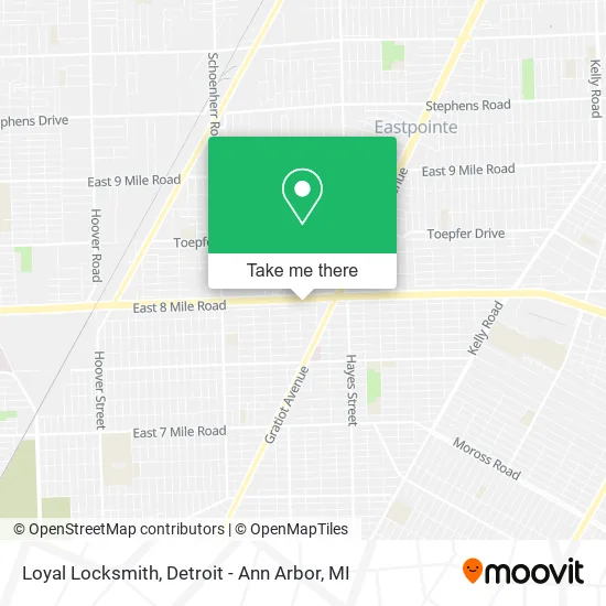 Loyal Locksmith map