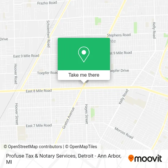 Profuse Tax & Notary Services map