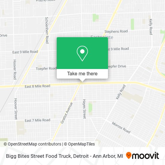 Bigg Bites Street Food Truck map