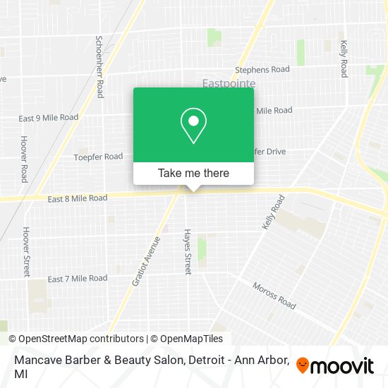 Mancave Barber & Beauty Salon map